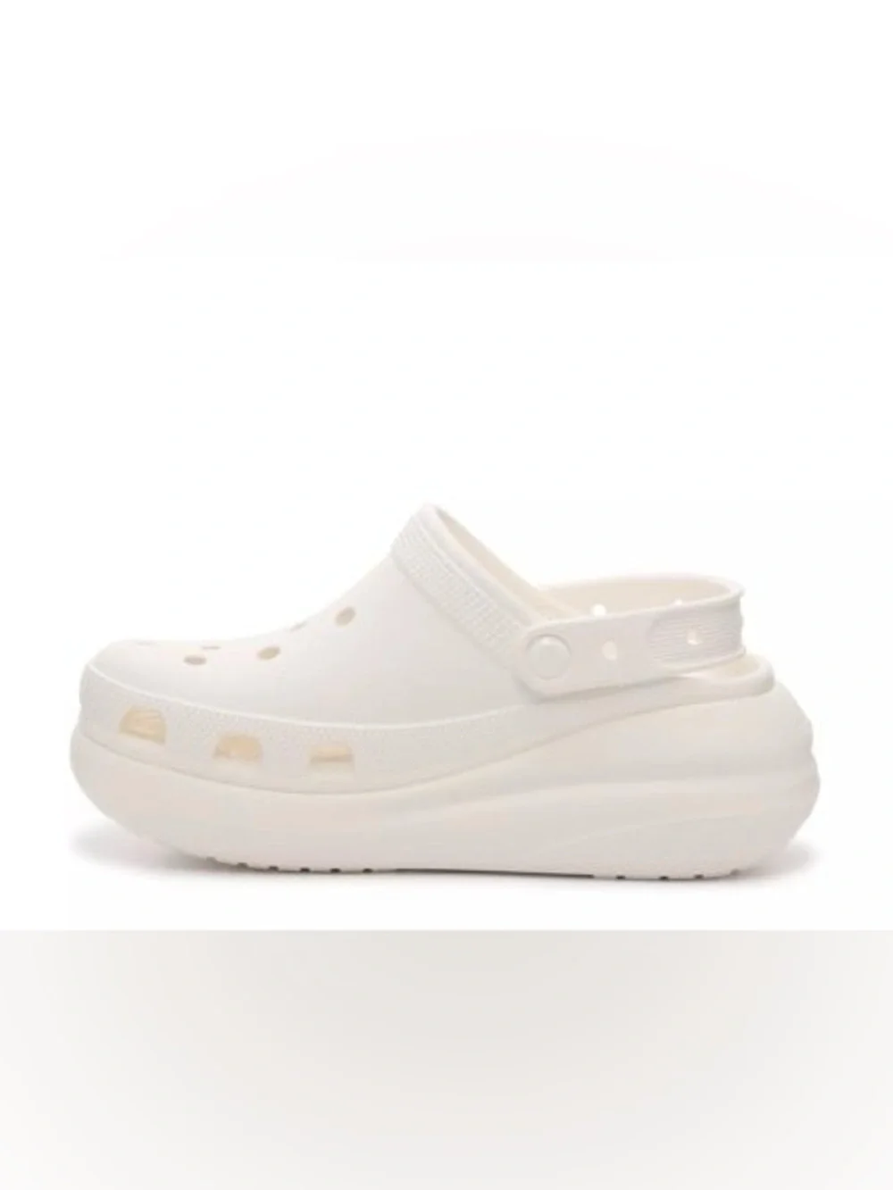 Crocs Men’s White Classic Crush Platform Clog